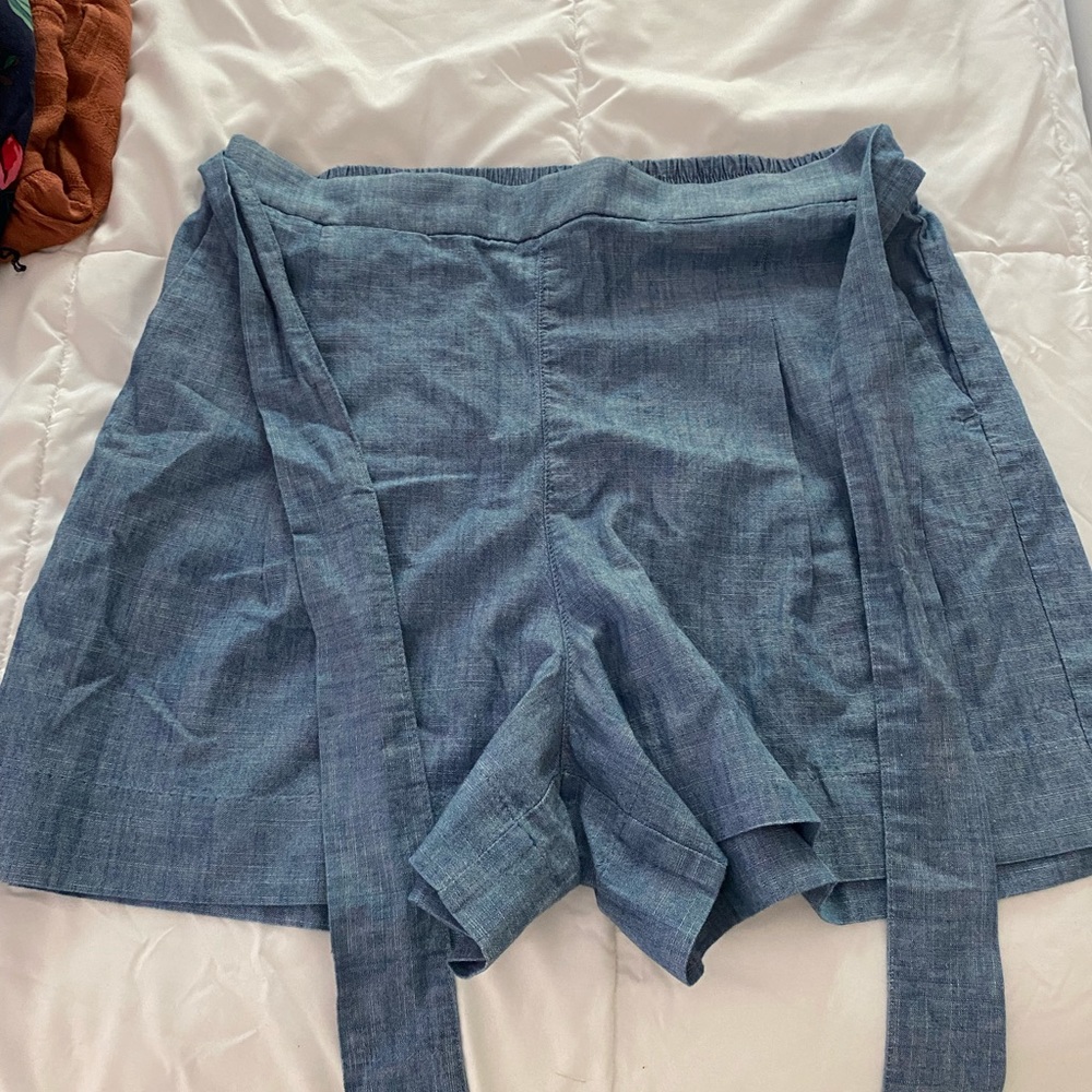 J.Crew Tie High Waisted Shorts